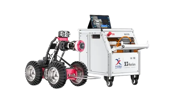 Robot d'inspection CCTV Pipeline X5-HT4